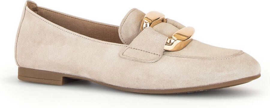 GABOR Loafers Dames 215 Maat: 43 Materiaal: Suède Kleur: Beige - Foto 2