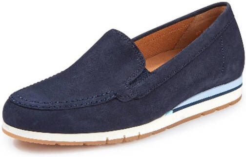 Gabor 22.414.36 Blauw instapper nubuck