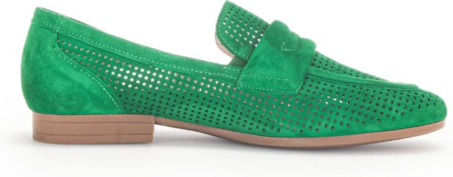 Gabor Instappers Dames Instapschoenen Damesschoenen Suède 22.424 Groen - Foto 2
