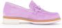 Gabor Comfortabele Suède Loafer voor Dames Purple Dames - Thumbnail 4