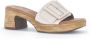 Gabor -Dames off-white-crÈme-ivoorkleur slippers & muiltjes - Thumbnail 1