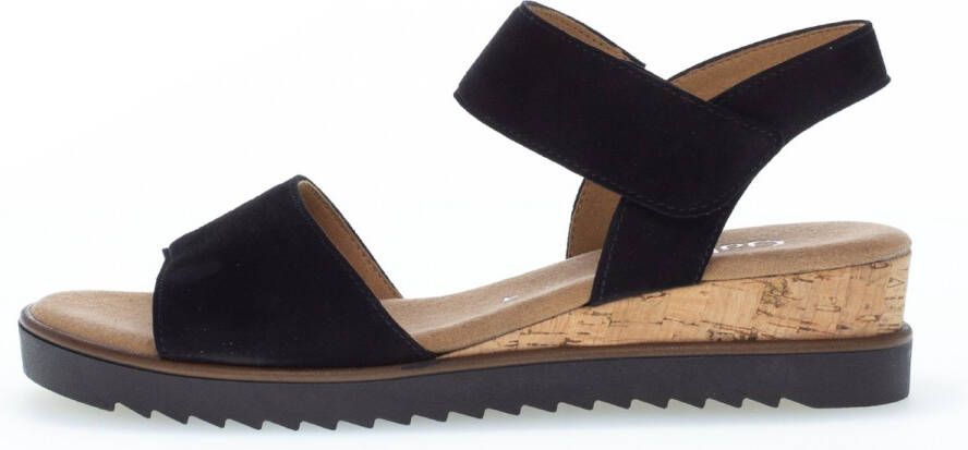 Gabor 22.750.47 schwarz(Kork schw) Sandalen
