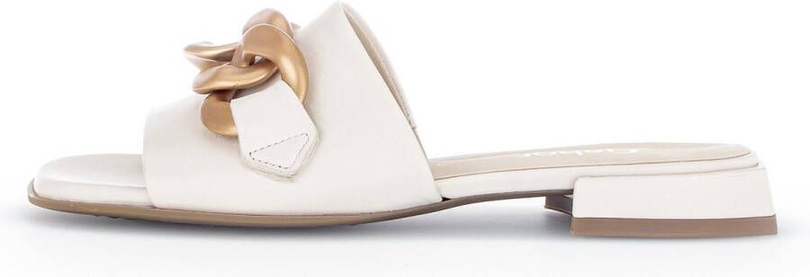 GABOR Slippers Dames 801.3 Maat: 35 5 Materiaal: Leer Kleur: Beige - Foto 3