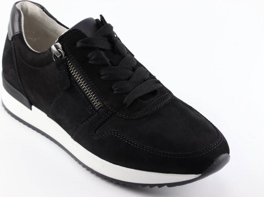 Gabor Sportieve Lage Dames sneaker met veter en rits