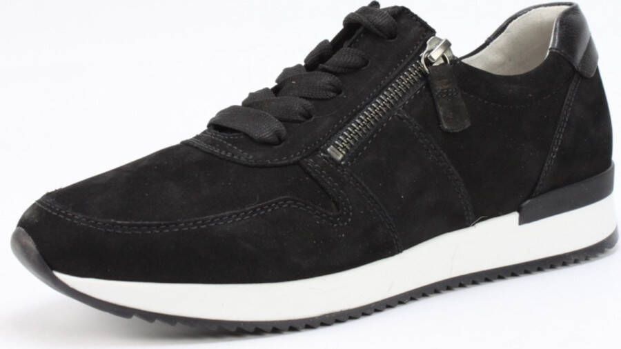 Gabor Sportieve Lage Dames sneaker met veter en rits - Foto 2