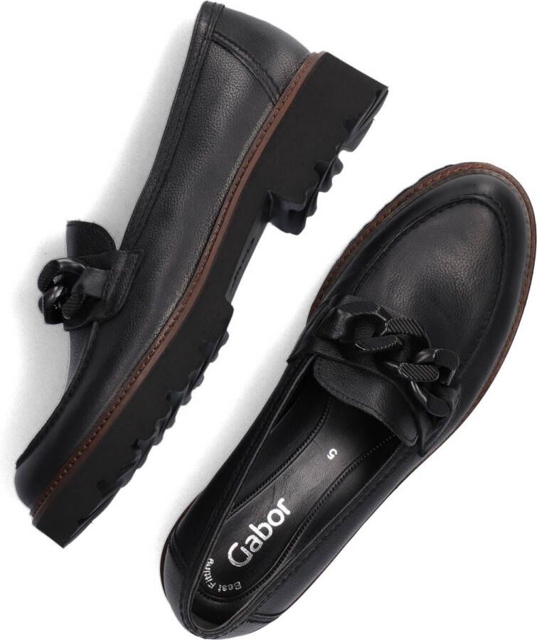 GABOR Loafers Dames 240.3 Maat: 40 5 Materiaal: Leer Kleur: Zwart - Foto 3