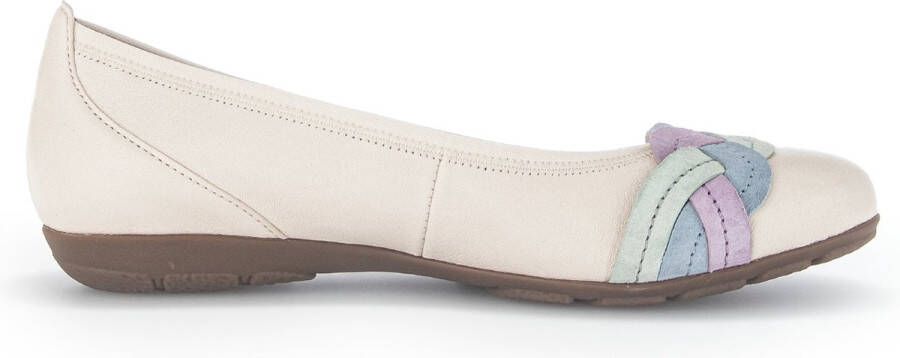 Gabor Comfortabele ballerina White Dames