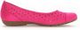 Gabor Moderne Zomer Suede Ballerina Pink Dames - Thumbnail 1