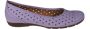 Gabor Comfortabele Leren Loafer met Elastische Sluiting Purple Dames - Thumbnail 3