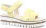 Gabor 24.622.10 Gele dames sandalen met klittenband sluiting - Thumbnail 1