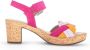 Gabor Lichtgewicht Hoge Hak Sandalen Pink Dames - Thumbnail 1