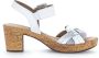 Gabor Lichtgewicht hoge hak sandalen White Dames - Thumbnail 1