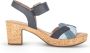 Gabor Lichtgewicht hoge hak sandalen Blue Dames - Thumbnail 1