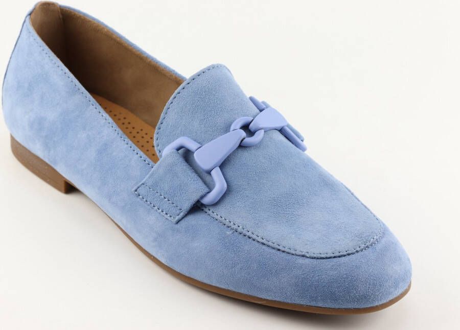Gabor Blauwe Velvet Loafers Stijlvol Comfortabel Ontwerp Blue Dames - Foto 2