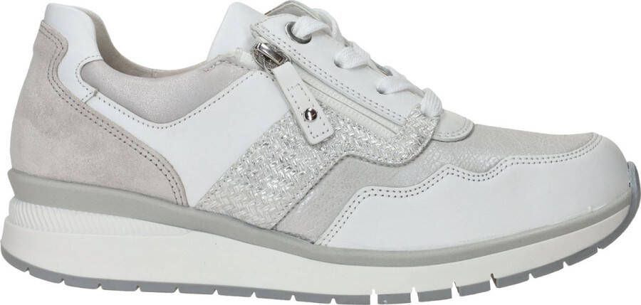 GABOR Lage Sneakers Dames 306 Maat: 39 Materiaal: Leatherlook Kleur: Wit