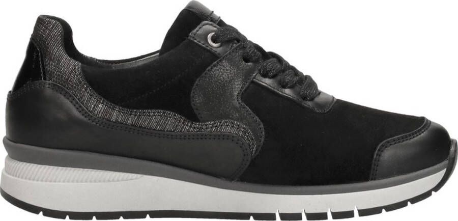 Gabor Sneakers met sleehak Capri vrijetijdsschoen lage schoen veterschoen in k-breedte (= extra breed)