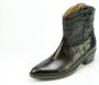 Gabor 31.600.53 Dames Enkellaars Bruin Krokoprint - Thumbnail 1