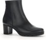 Gabor Elegante Zwarte Leren Enkellaars voor Dames Zwart Dames - Thumbnail 1