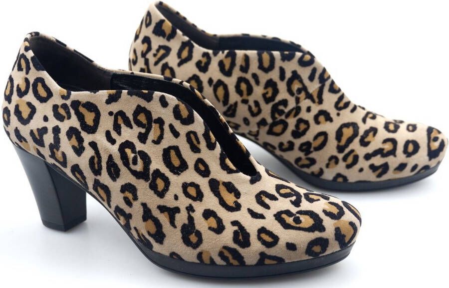 Gabor 32.189.11 dames pump beige luipaard print