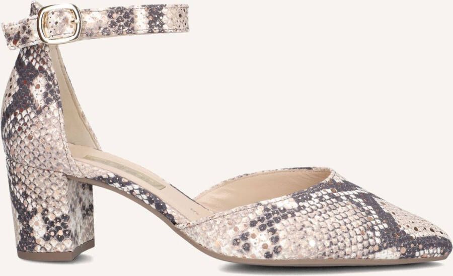 GABOR Sandalen met Hak Dames 340 Maat: 37 Materiaal: Suède Kleur: Beige - Foto 2