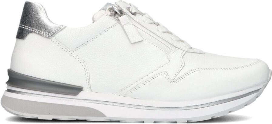 GABOR Sneakers Dames 347 Maat: 39 Materiaal: Leer Kleur: Wit