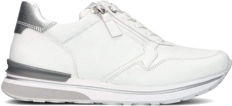 GABOR Sneakers Dames 347 Maat: 44 Materiaal: Leer Kleur: Wit