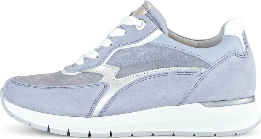 GABOR Lage Sneakers Dames 355 Maat: 41 Materiaal: Suède Kleur: Blauw