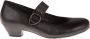 Gabor Zwarte Leren Pumps Black Dames - Thumbnail 1