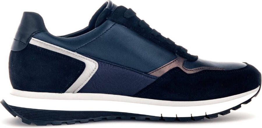 GABOR Lage Sneakers Dames 438 Maat: 37 Materiaal: Leer Kleur: Blauw - Foto 3