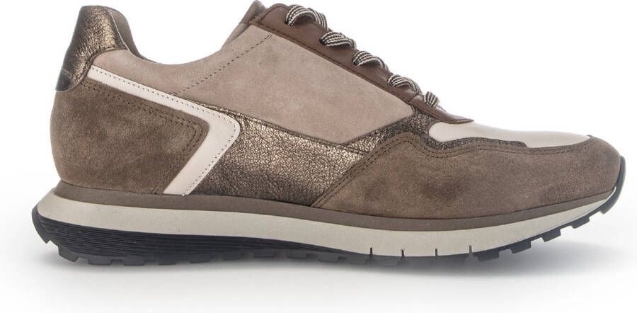 Gabor Trendy dames wandelsneaker Beige Dames