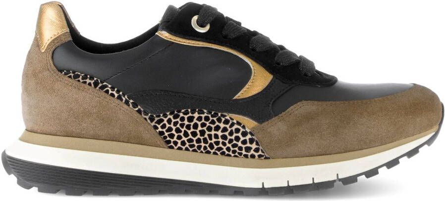 GABOR Lage Sneakers Dames 375 Maat: 41 Materiaal: Leer Kleur: Zwart