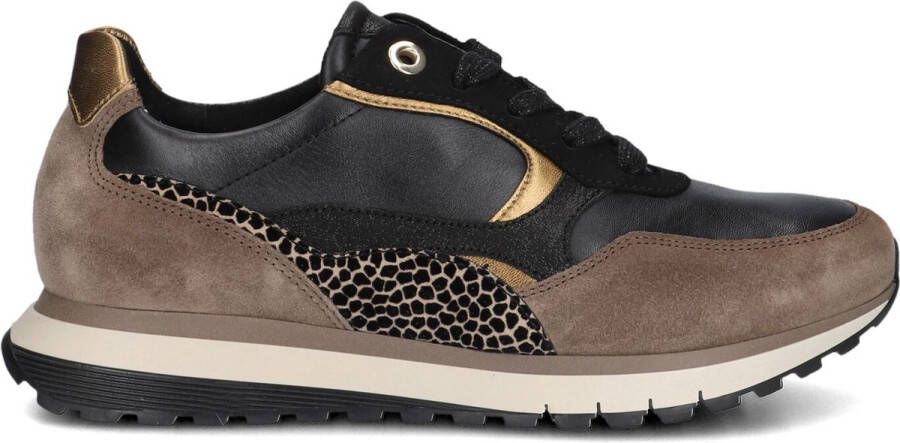 GABOR Lage Sneakers Dames 375 Maat: 40 5 Materiaal: Leer Kleur: Zwart