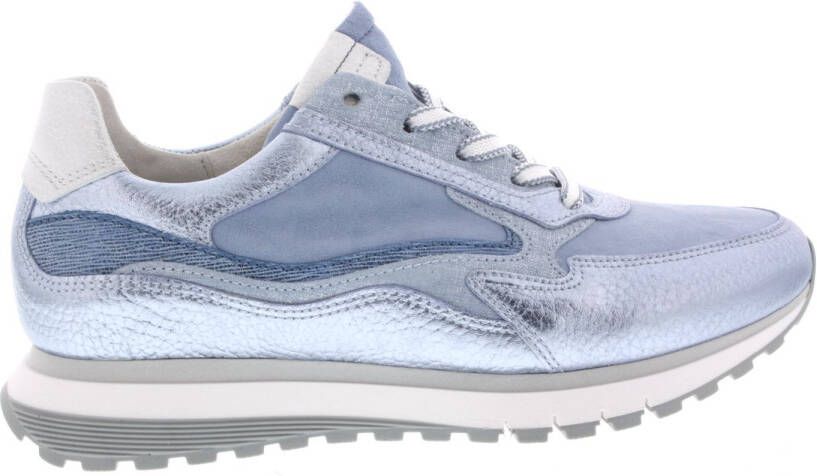 GABOR Lage Sneakers Dames 376 Maat: 43 Materiaal: Suède Kleur: Blauw