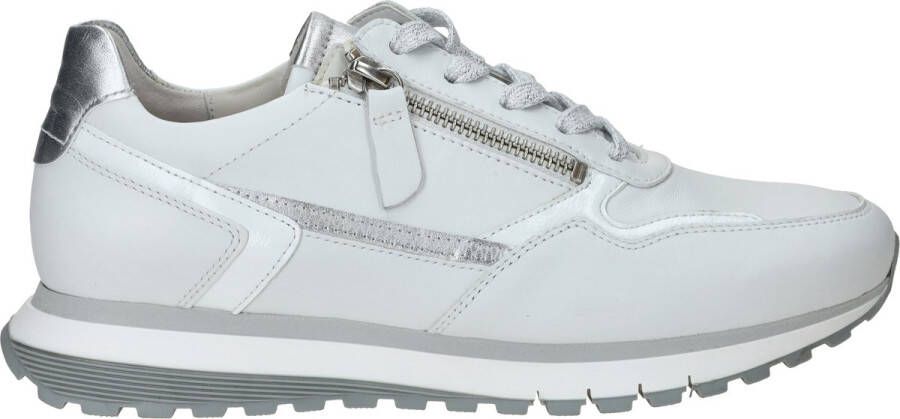 GABOR Lage Sneakers Dames 378 Maat: 37 Materiaal: Leer Kleur: Wit - Foto 2