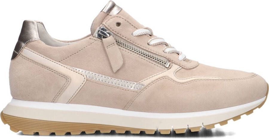 GABOR Lage Sneakers 378 Maat: 40 5 Materiaal: Suède Kleur: Beige