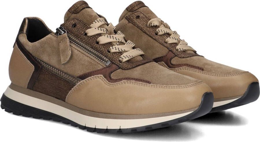 GABOR Lage Sneakers Dames 378 Maat: 41 Materiaal: Suède Kleur: Bruin