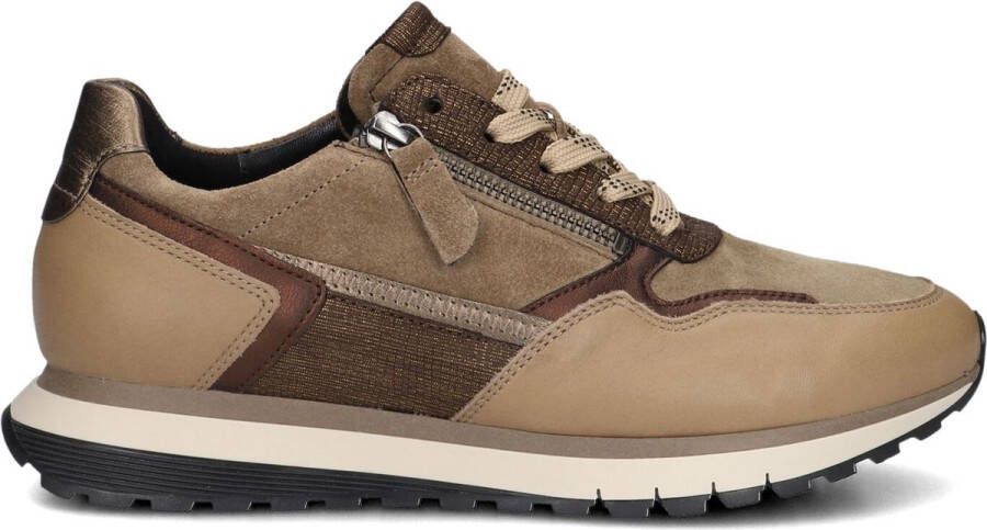 GABOR Lage Sneakers Dames 378 Maat: 42 5 Materiaal: Suède Kleur: Bruin