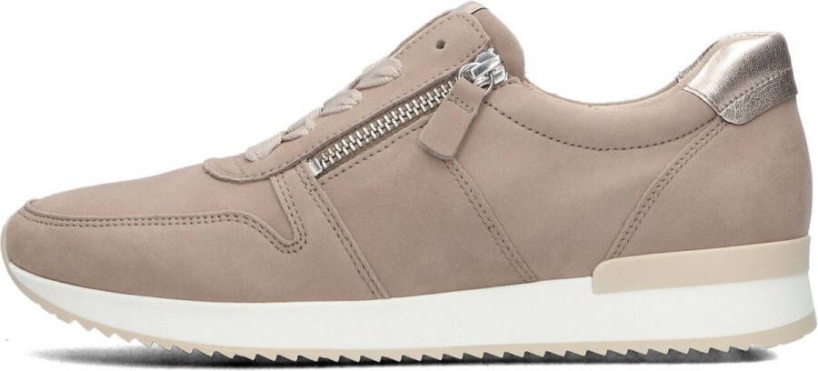 GABOR Lage Sneakers Dames 420 Maat: 37 5 Materiaal: Suède Kleur: Beige - Foto 4