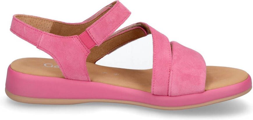 Gabor Paarse Leren Sandalen Modern Comfortabel Purple Dames