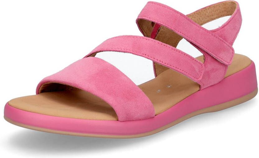 Gabor Paarse Leren Sandalen Modern Comfortabel Purple Dames