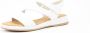 Gabor Witte Leren Sandalen met Bandjes White Dames - Thumbnail 4