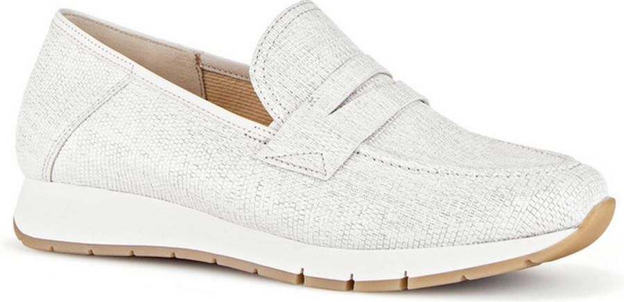 GABOR Instappers Dames 471.11 Maat: 43 Materiaal: Leer Kleur: Wit - Foto 2