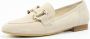 Gabor Beige Suède Mocassins met Kettingdetail Beige Dames - Thumbnail 3