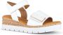 Gabor Witte Leren Sandalen White Dames - Thumbnail 4