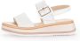 Gabor Witte Leren Sandalen White Dames - Thumbnail 1