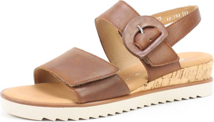 Gabor Elegante Camel Sandalen 752 Stijl Brown Dames