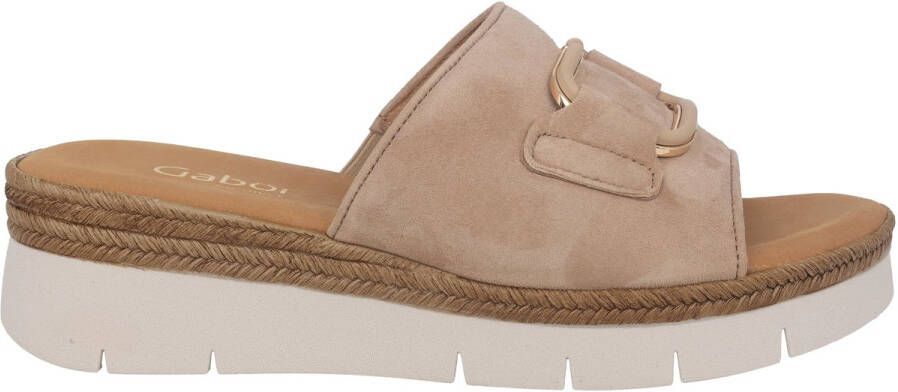 Gabor 42.892.30 dames slipper beige
