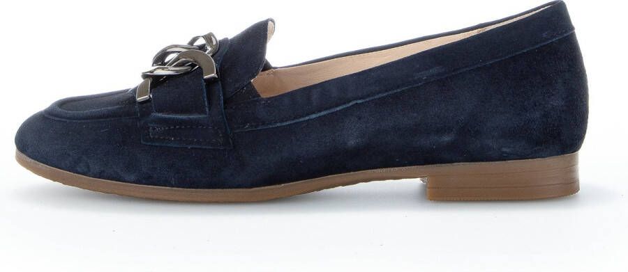 Gabor 434 Loafers Instappers Dames Blauw