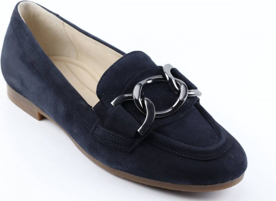 Gabor 434.04 Loafers Instappers Dames Blauw