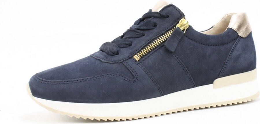 Gabor -Dames blauw donker sneakers